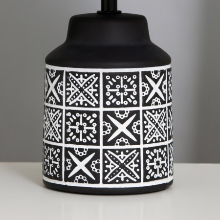 Table lamp "Lucly" 1x40W E14 black 19.5x19.5x33.5cm-3