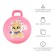 Ball-slop with a zabiaka handle "Corgi", D = 45 cm, 380 g, pink color