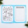 New Year. Fruster A5, 8 sheets "Lisenok"