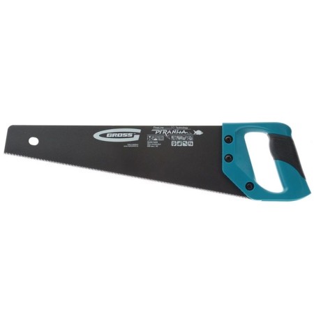 Knife-hacksaw on wood Gross Piranha, 500 mm, 11-12 tpi, heated 3D-sized, teflon coating