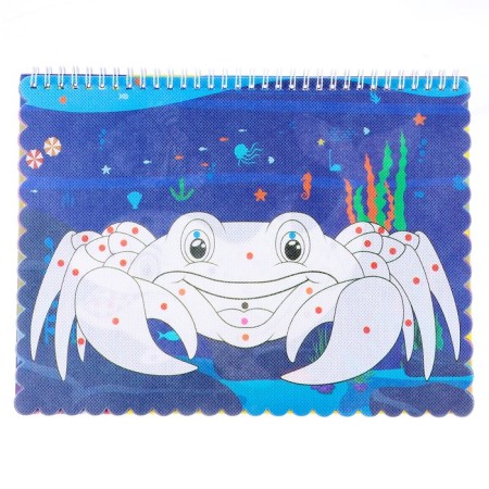 Coloring book Maintenance "Underwater World" felt-tip pens 12 centers, 3D glasses, water bottle-4