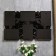 Photo frame plastic in 6 photos 10x15 cm "rose bush" Dark gold 35.5x56.5x2 cm