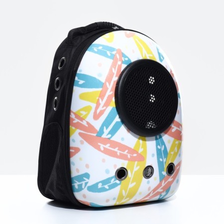A backpack for carrying animals with a viewing window "Pastel", 32 x 25 x 42 cm-3