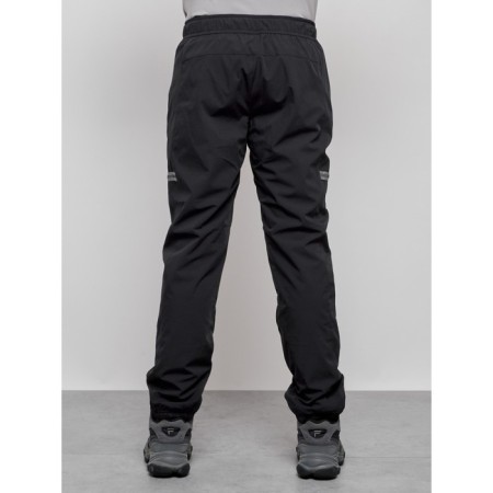 Warm pants, size 52, black color-4