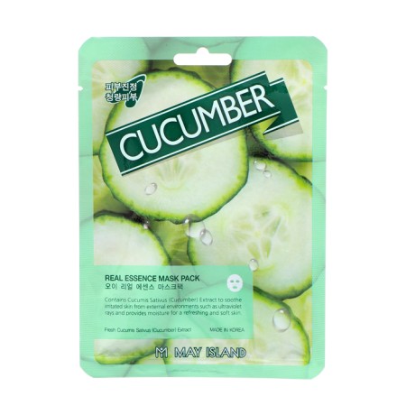 Fabric mask May Island with cucumber, 25 ml