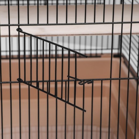 Cage for chinchilla "Pijon" No. 10, collapsible, 58 x 40 x 88, beige-4