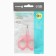 Baby scissors are safe, manicure, with a cover, from 0 months, pink color