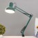 Juni table lamp E27 40W green 16x16x90 cm Risalux
