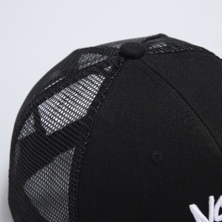 Men's cap with a direct visor of New York, black color, mesh, pr 56-7