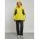 Ski costume female winter, size 46, yellow color