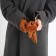 Gloves are female, dimensionless, without insulation, red color