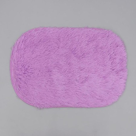 Bath and toilet rug of the Dula "Pushistik", 40 × 60 cm, lilac color-1