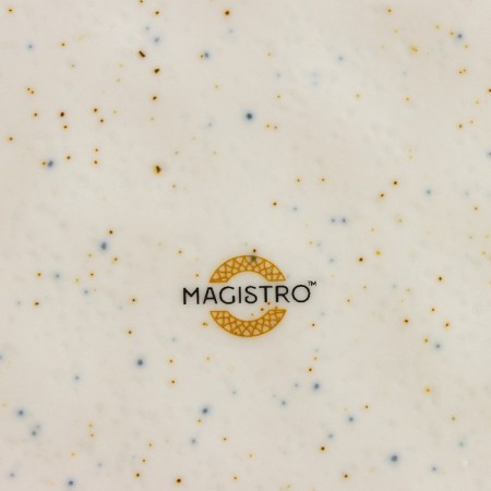 Porcelain Serving dish Magistro Poursephona, D = 24 cm, beige color-4