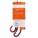 Office scissors 25 cm, plastic handles with rubber inserts