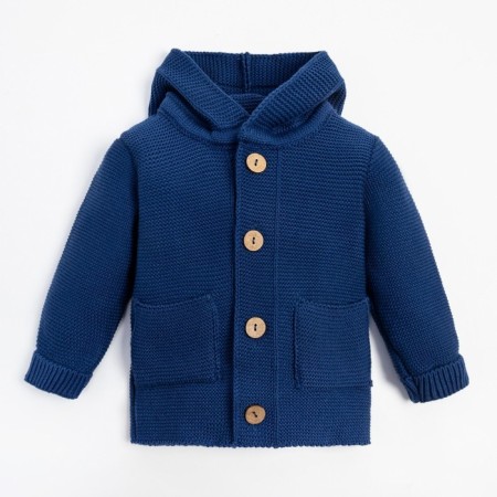 Jumper knitted baby I "Trendy" Height 80-86 cm, blue color