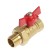 Ballic zein tap, with an American, 1/2 ", butterfly