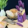 Lenardi knife set, on a stand, 9 items