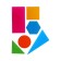 Account material Geometric mosaic economy, 80 elements