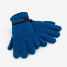 Women's gloves minku, two -layer, col. blue, rr 24 cm