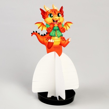 Set for experiments "New Year's crystals", red dragon-2
