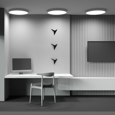 Technical C032CL-90W3K-RD-MG Zon, 600x600x60 mm, LED, 90W, 4970lm, 3000K, Matte Gold, Material Gold-6