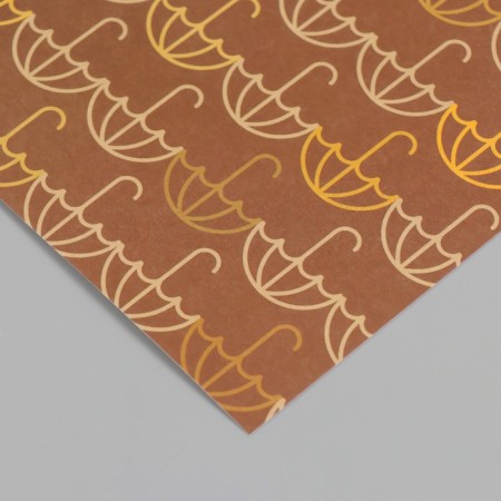 Scrapbooking paper "Umbrella" density 180 grams set 10 pcs 15.5x17 cm-3