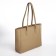 Zipper bag with lightning, beige color