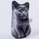 Antistress toy "Cat Russian Blue"