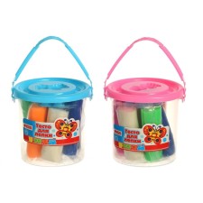 Modeling dough 7 colors, 105 g + 1 mold + lid-form, mix
