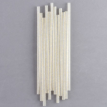 Truks for the “sparkle” cocktail, in a set of 12 pcs., Golden color