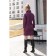 Female dress, size 54, purple color