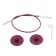 Set: cable 76 cm (100cm), plugs and cable key KNITPRO, 10503