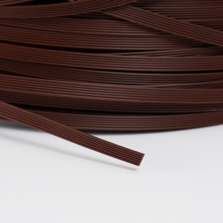 Artificial rattan 6 mm 500 m wave (chestnut)-3