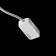Power supply for the built-in track system Technical TRA084B-12W-200, 200x2.5x1.8 cm, white color
