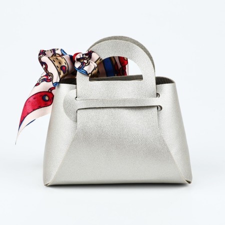 Gift handbag "silver", 12 x 13 x 5.5 cm-2