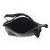 Male bag, lightning department, 2 outer pockets, adjustable belt, black color