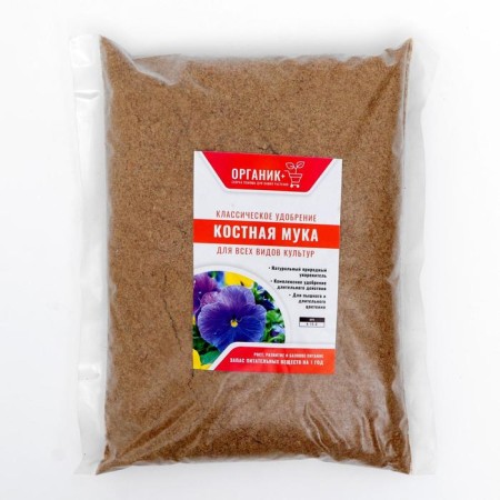 Fertilizer organic bone flour Organic+, 1 kg