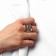 Ring Metal "Trend" Movement, Color silver, size 18