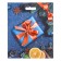 Package "Gift with oranges", polyethylene with a cut pen, 47.5x39 cm, 60 μm