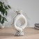 VAZA Ceramics Table "Picasso" (manual painting) long hands, 23x16 cm, black and white
