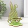 Standing for the egg "Bunny" 8.5x8.5x14.5 cm (set 4 parts) Salad