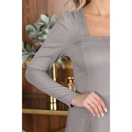 Women's dress, size 52, gray color-3