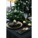 Porcelain dish for feeding Magistro Pietra Lunare, 30 × 10 cm, black color