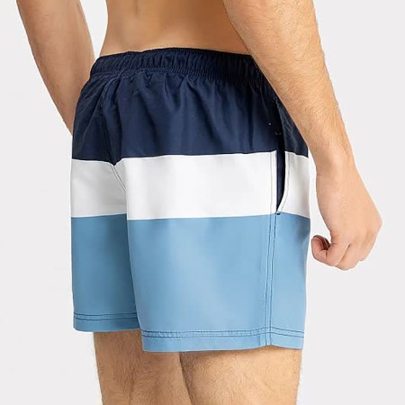 Male sports shorts, dark blue /white /blue, size 50 (l)-2