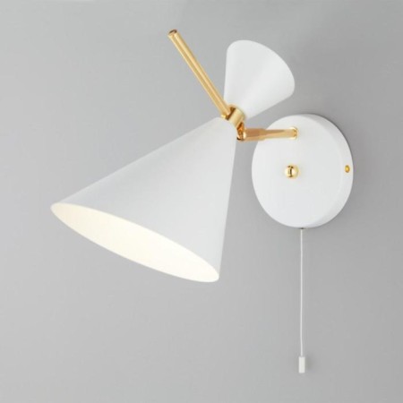 Sconces Apart, 1x60W E14, color gold, white