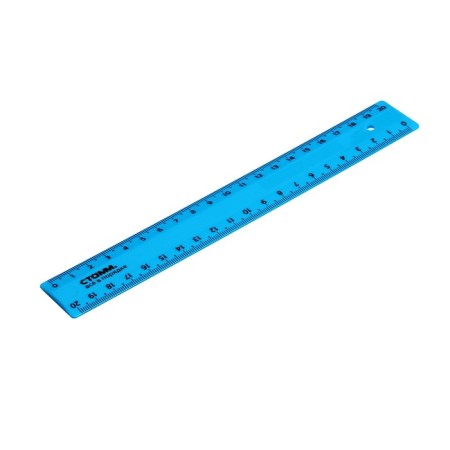 Line 20 cm Istanm, plastic, 2 scales, opaque, neon colors, euro suspension, mix-1