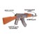 AK-47 toy automatic, light and sound effects, musical