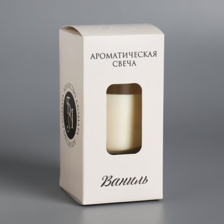 Aromatic candle in a glass "Nyud", 5x6 cm, vanilla-3