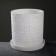 Flower Pot "Illusion" White Cylinder No. 2, 2l