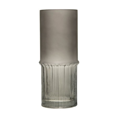 Decorative vase of combined glass, 111 × 111 × 255 mm, color gray color-2